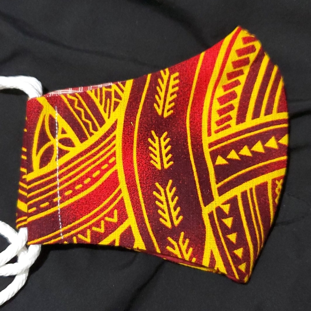 Face mask hawaiian print